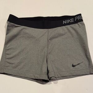 Nike Pro Dri-Fit Women's Gray Biker Shorts